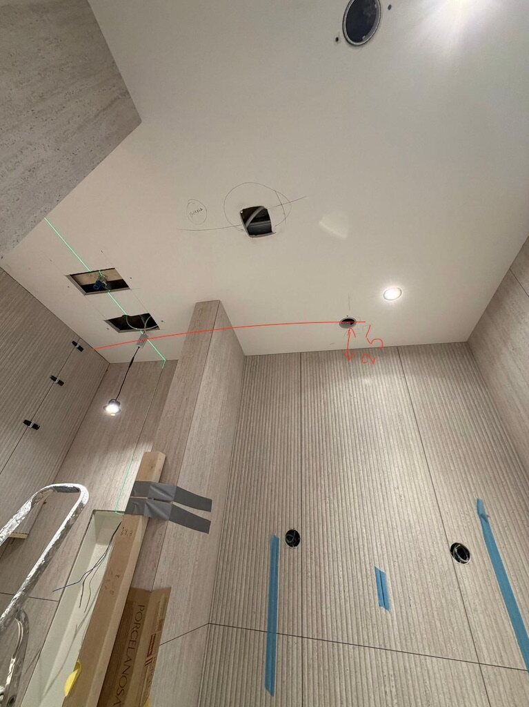 Voorbereiding van de douche