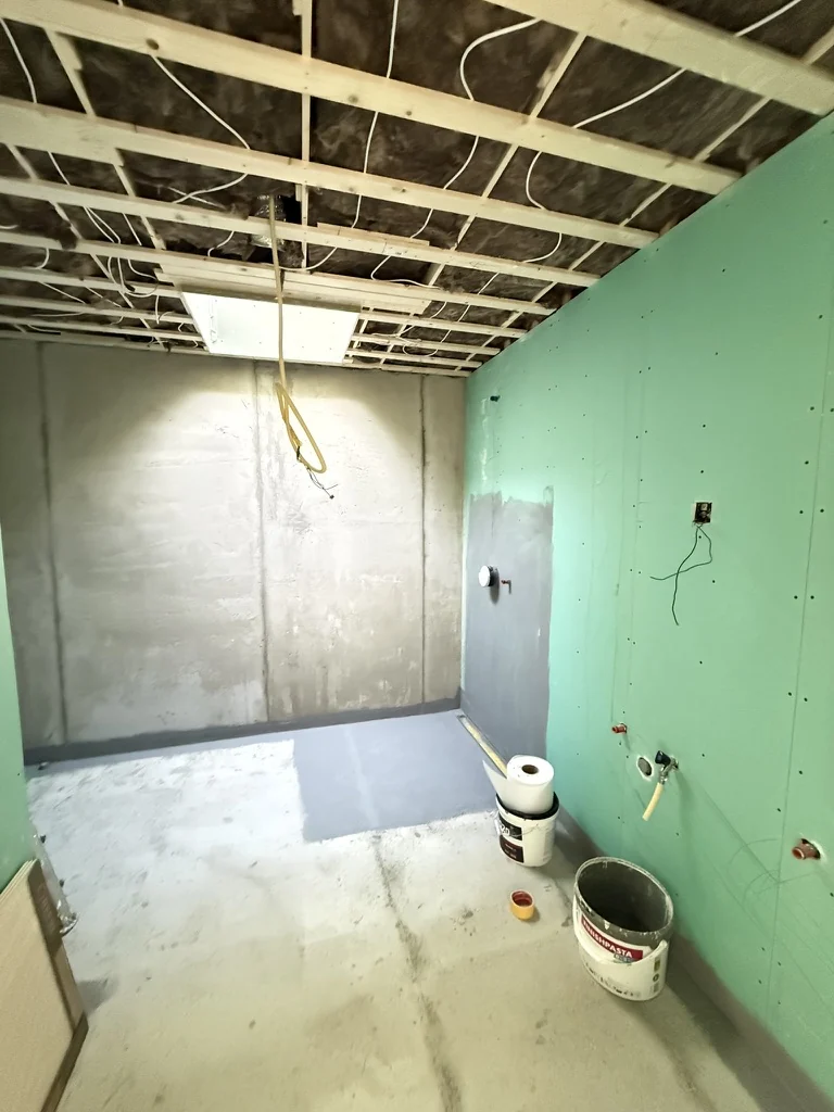 Voorbereiding van de douche