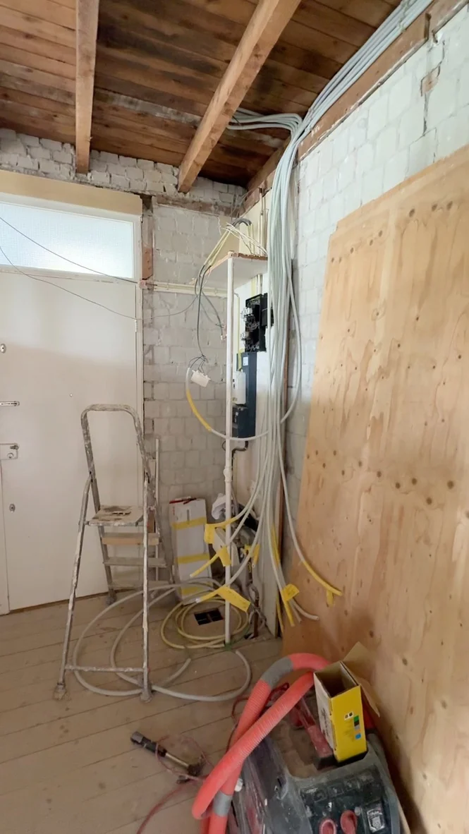 Voorbereiding van het toilet
