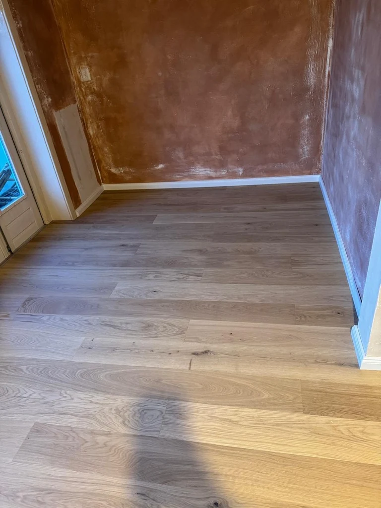 Warme houten vloer