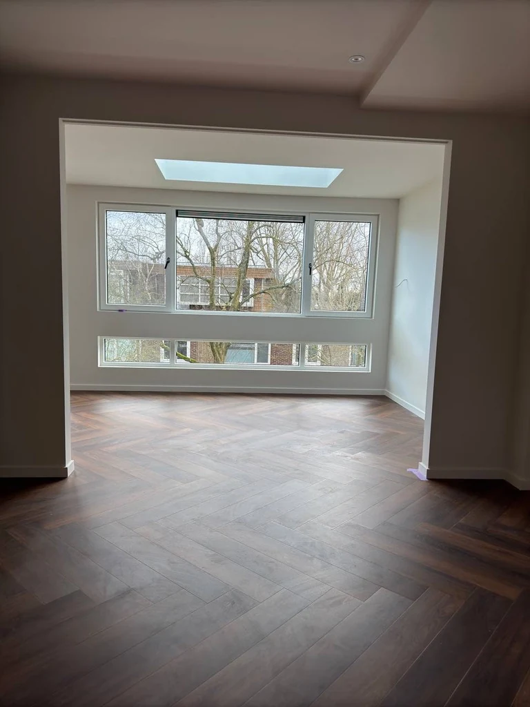 Doorlopende visgraatvloer